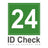24 ID CHECK logo logo